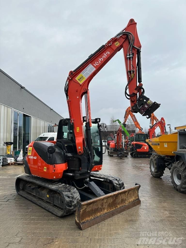 Kubota KX 080-4 Közepes (midi) kotrók 7 t - 12 t