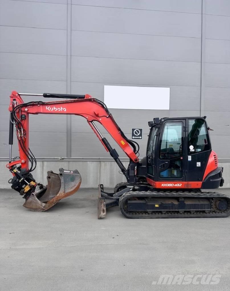 Kubota KX 080-4 Közepes (midi) kotrók 7 t - 12 t