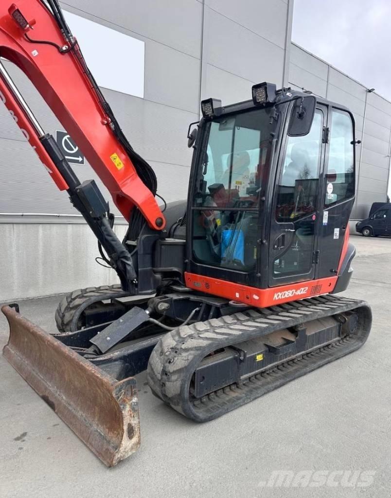 Kubota KX 080-4 Közepes (midi) kotrók 7 t - 12 t