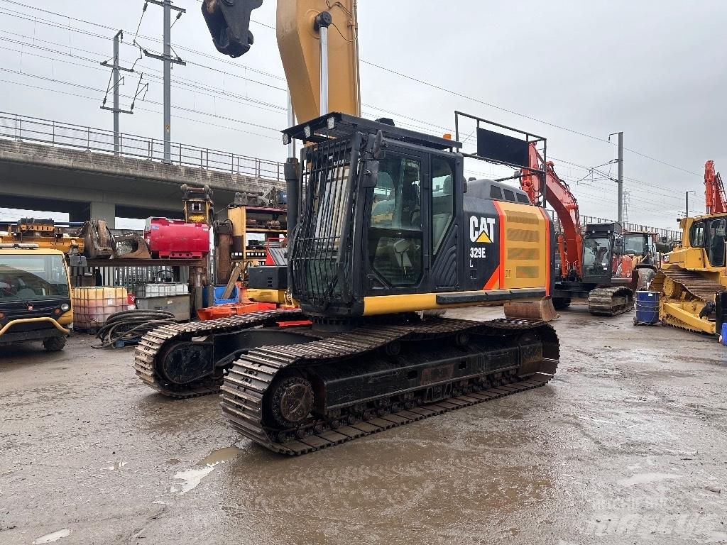 CAT 329 E LR Bontásra használt kotrók