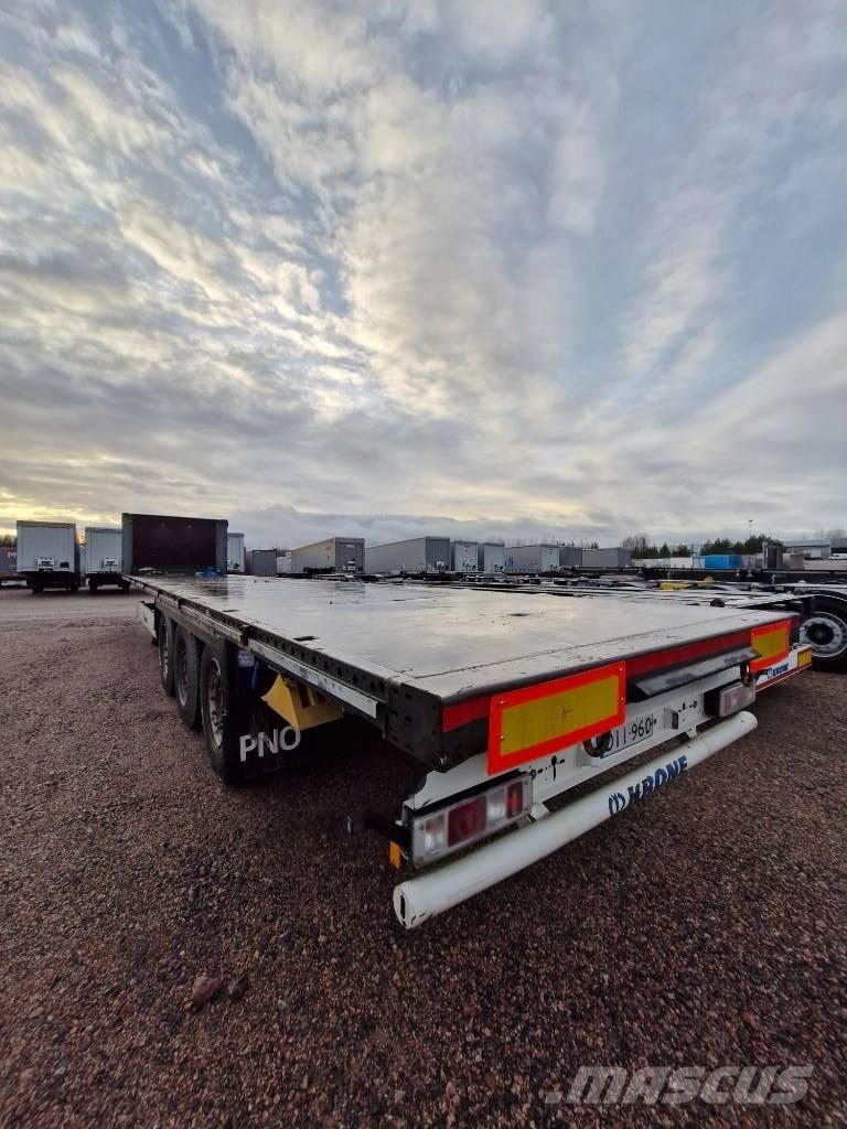 Krone Flatbed Nordic Platós / Ponyvás félpótkocsik