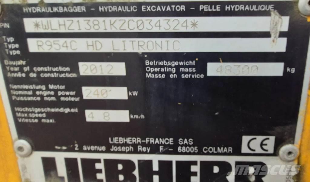 Liebherr r954c Lánctalpas kotrók