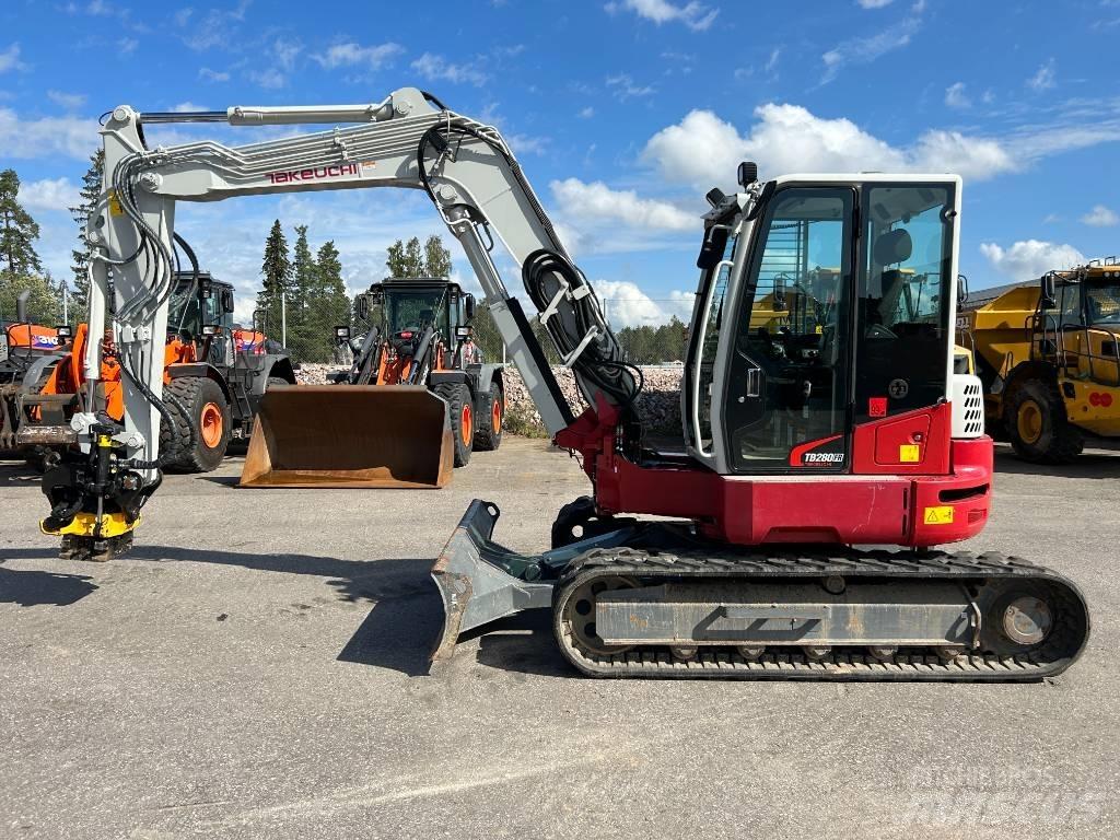 Takeuchi TB280FR Közepes (midi) kotrók 7 t - 12 t