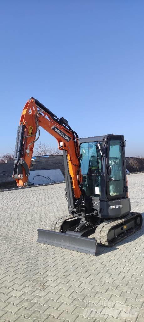Develon DX 27 Z-7 Mini kotrók < 7t