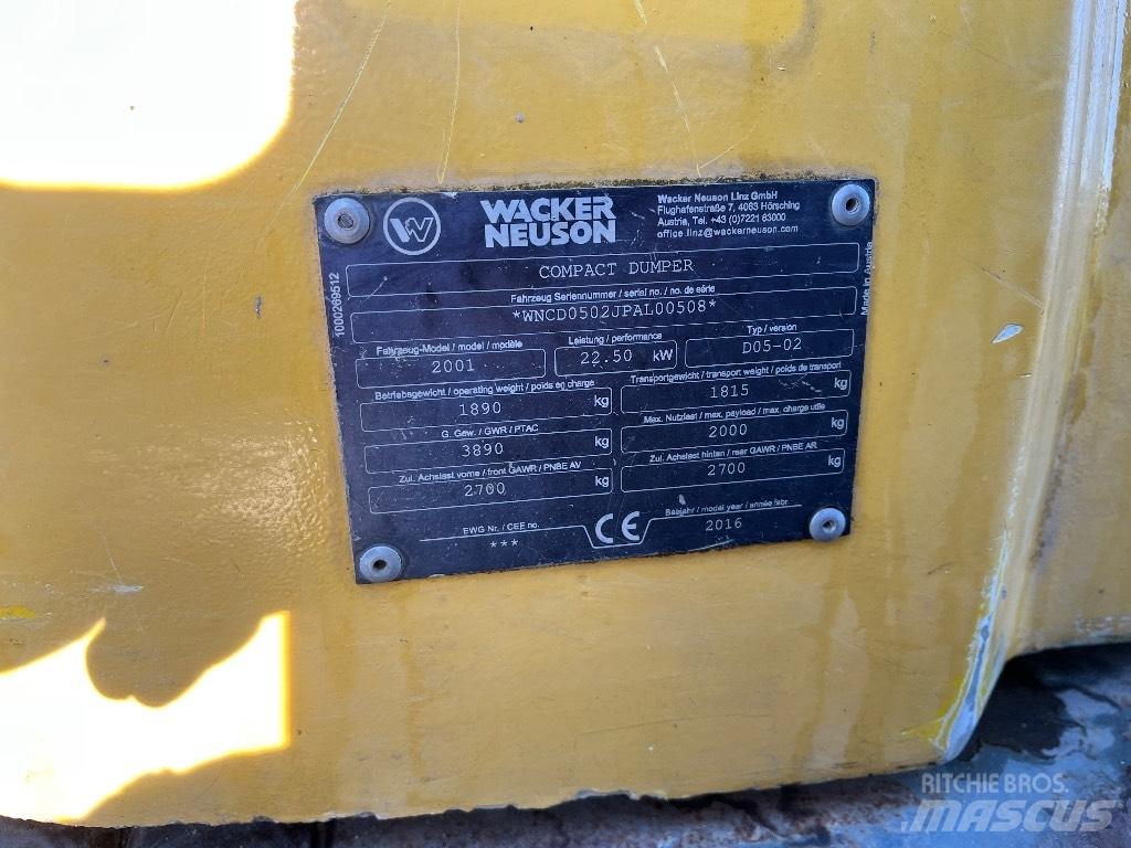 Wacker Neuson 2001 Mezei dömperek