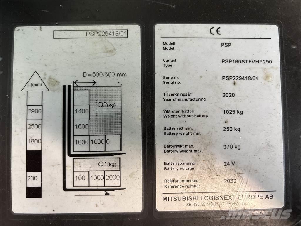 Atlet PSP160 Elektromos gyalogkíséretű targoncák