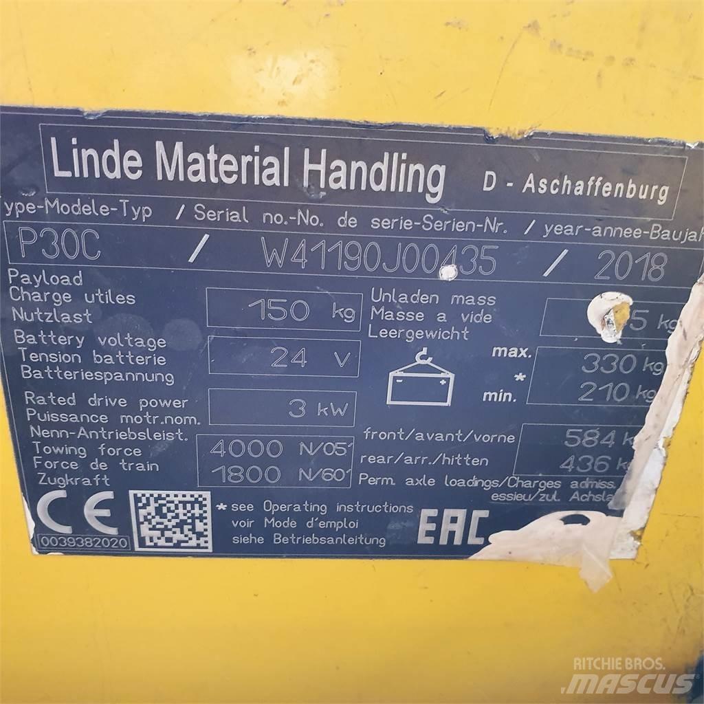Linde P30C Vontatótargonca