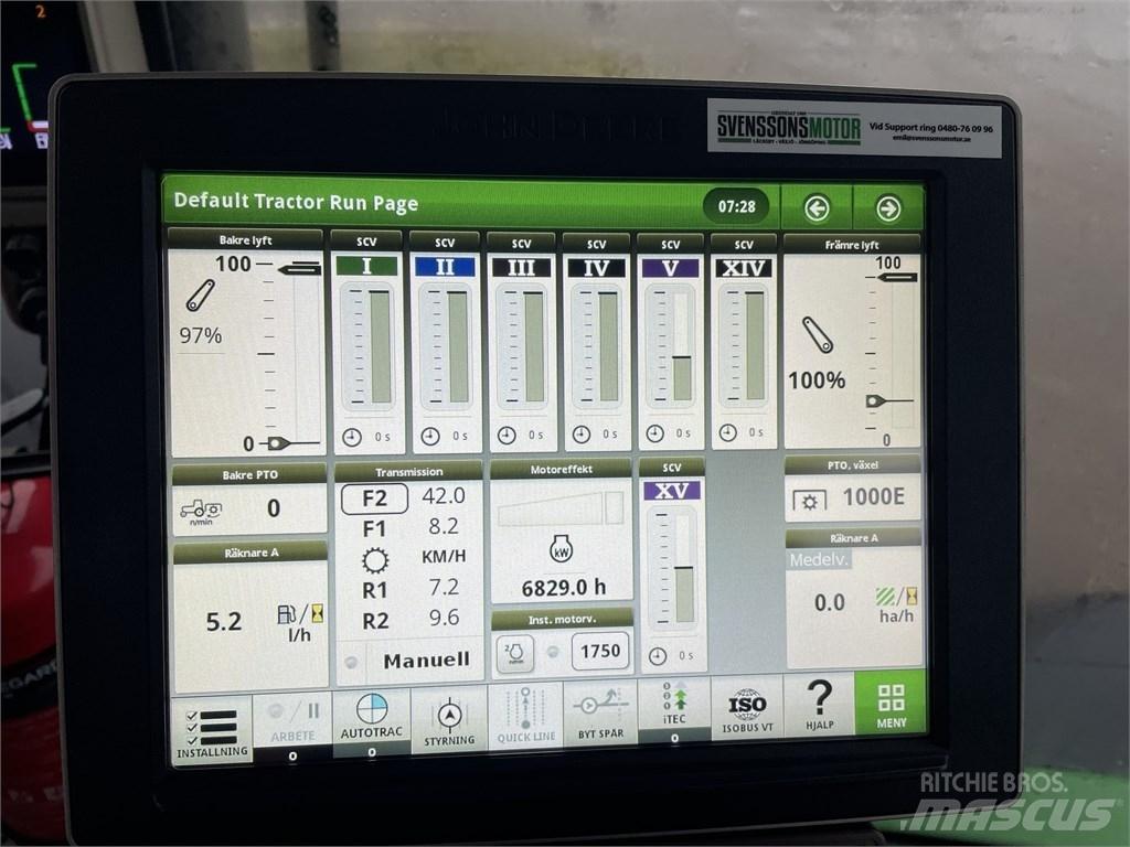 John Deere 7230R Traktorok