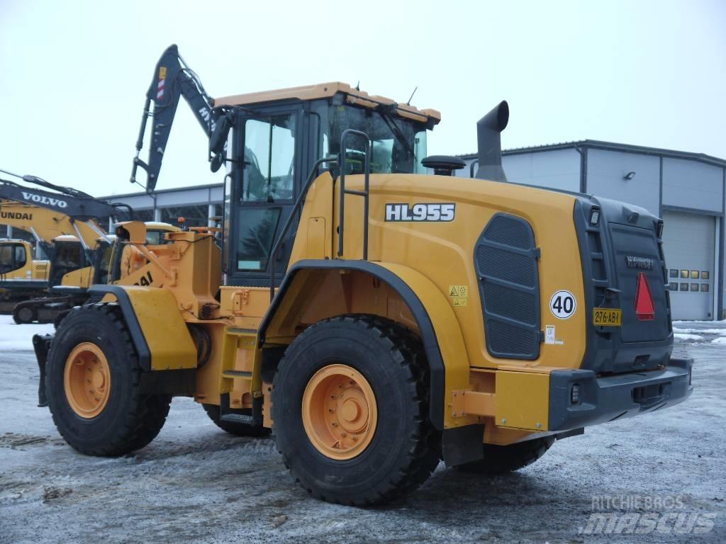 Hyundai HL 955 Gumikerekes homlokrakodók