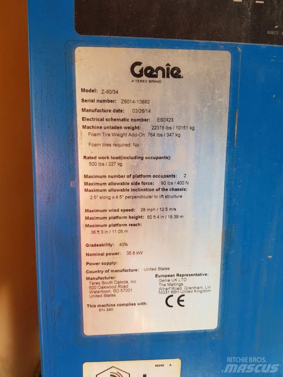 Genie Z60 Karos emelők