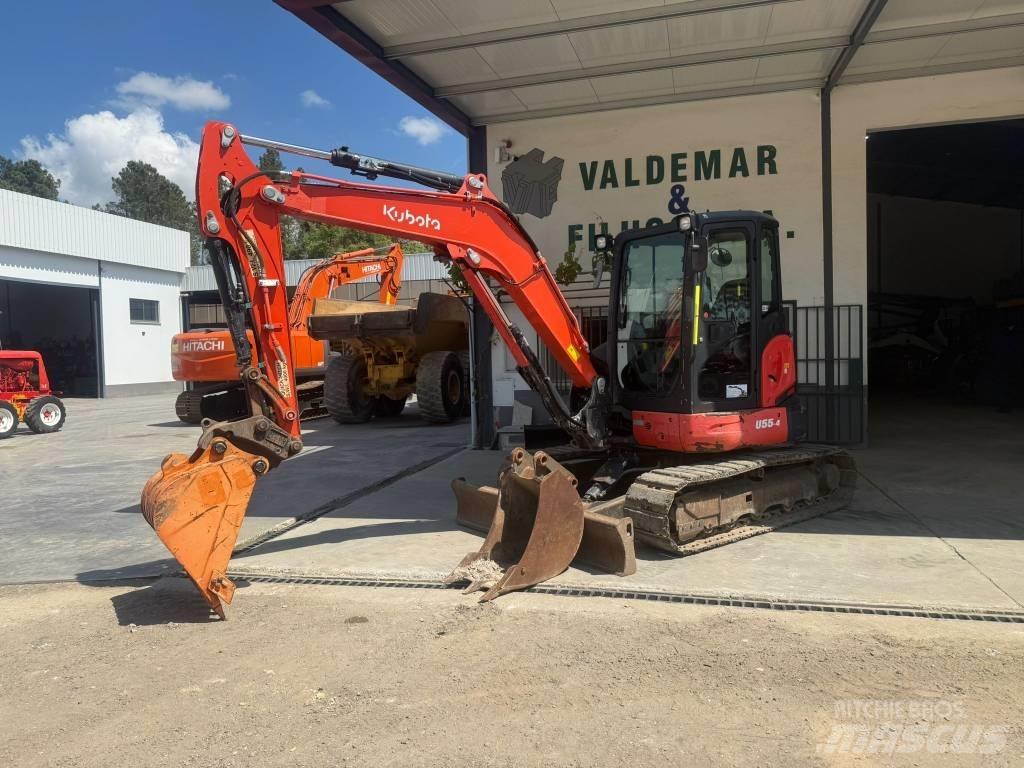 Kubota U 55-4, U55 Mini kotrók < 7t