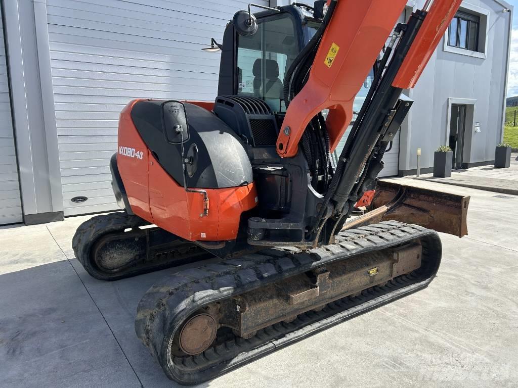 Kubota KX 080-4 Közepes (midi) kotrók 7 t - 12 t