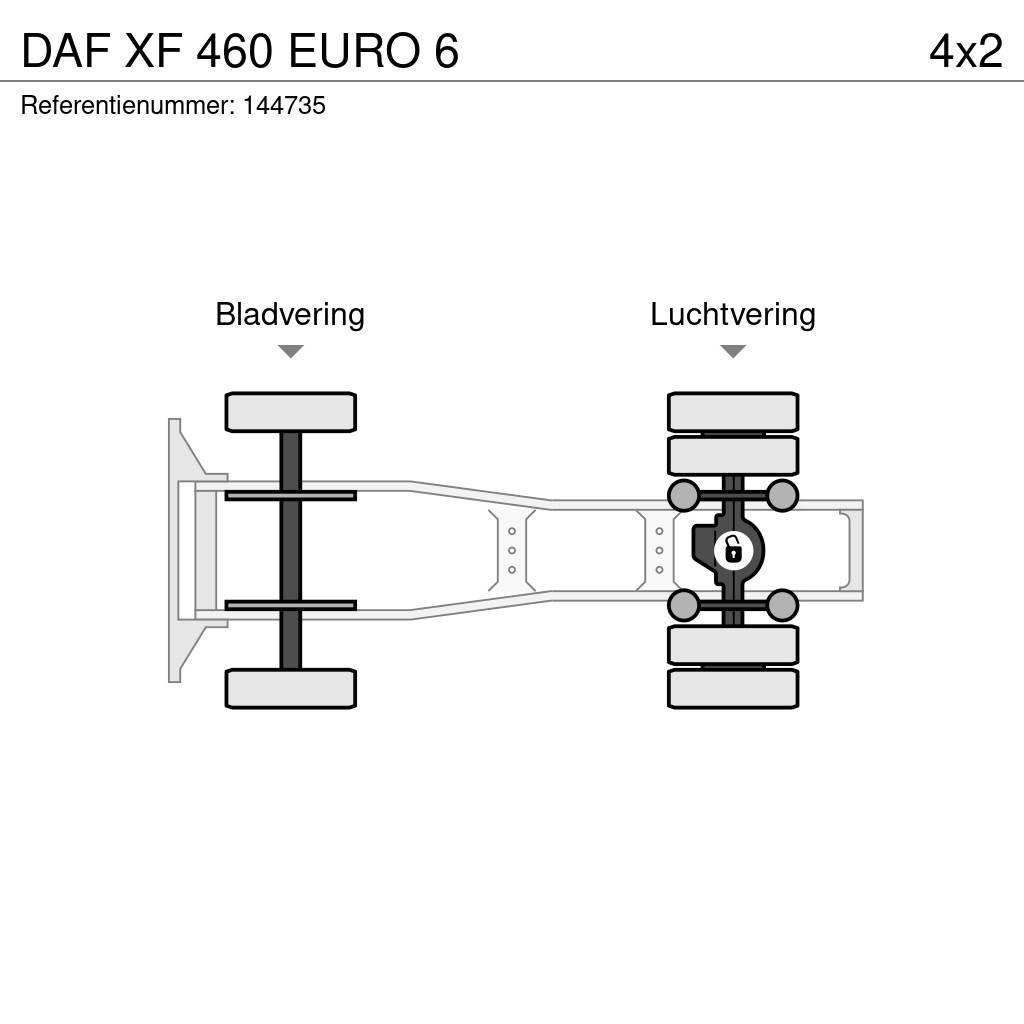 DAF XF 460 EURO 6 Nyergesvontatók