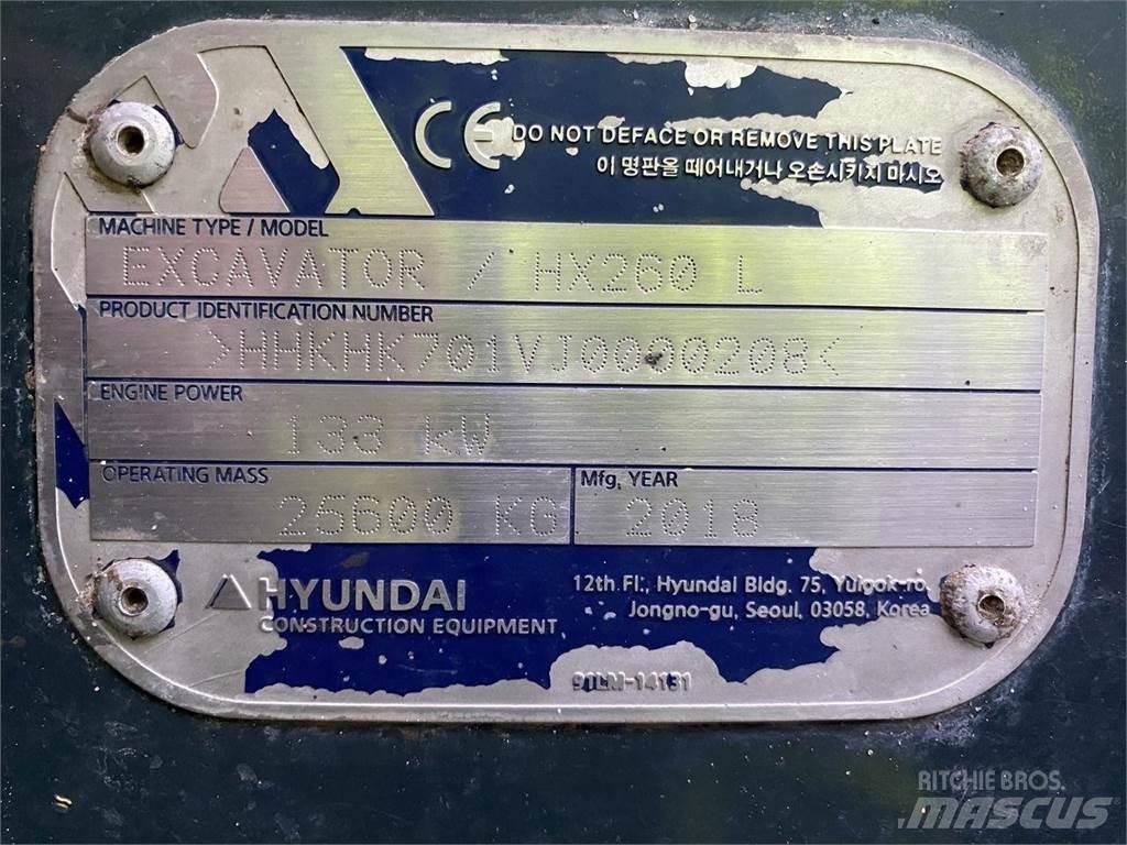 Hyundai HX260 Lánctalpas kotrók