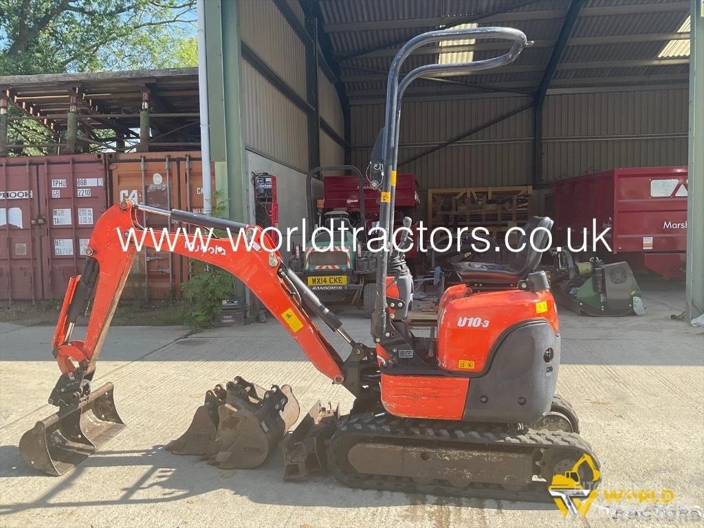 Kubota U 10-3 Mini kotrók < 7t