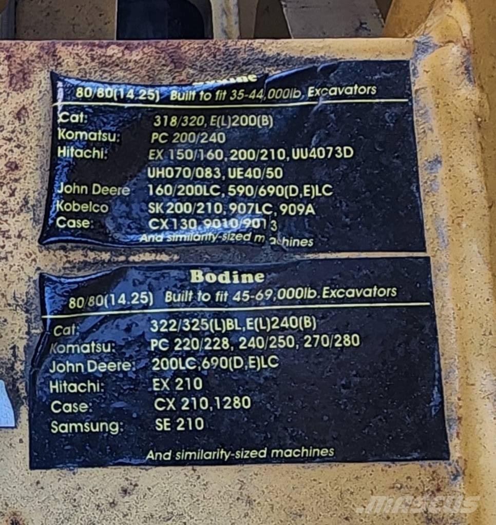  Bodine 200 Beton tartozékok