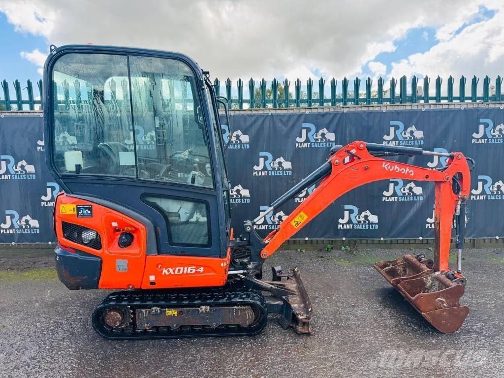 Kubota KX 016-4 Mini kotrók < 7t