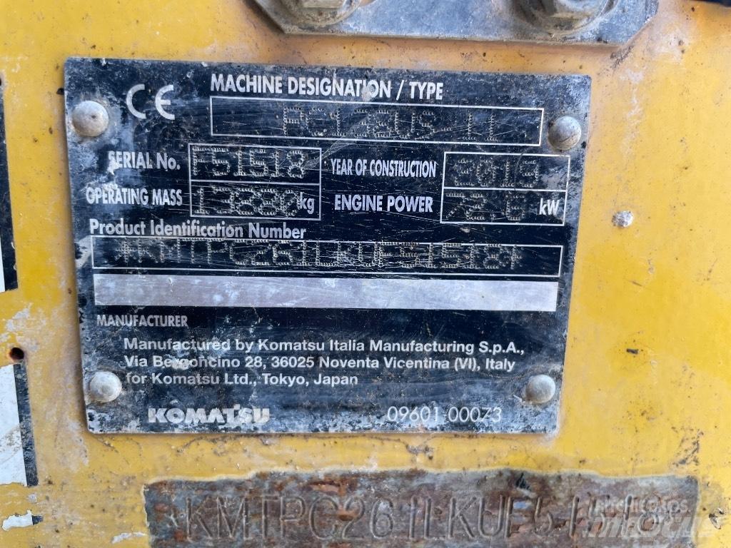 Komatsu PC 138 US-11 Lánctalpas kotrók