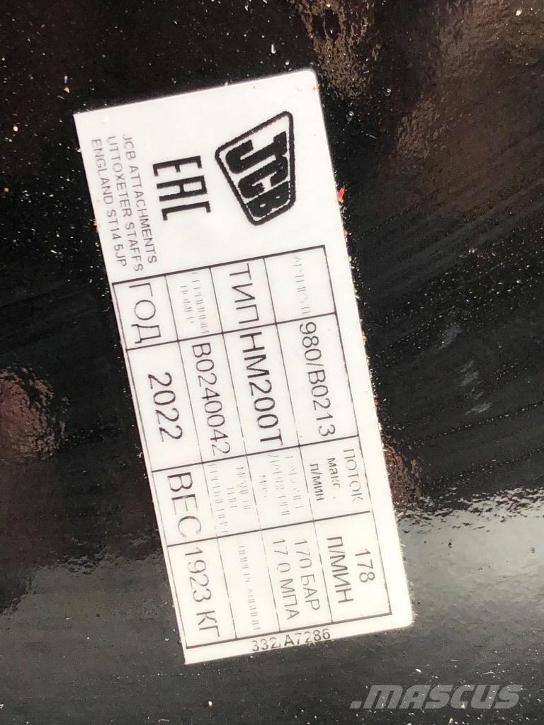 JCB HM200T Fejtőgépek