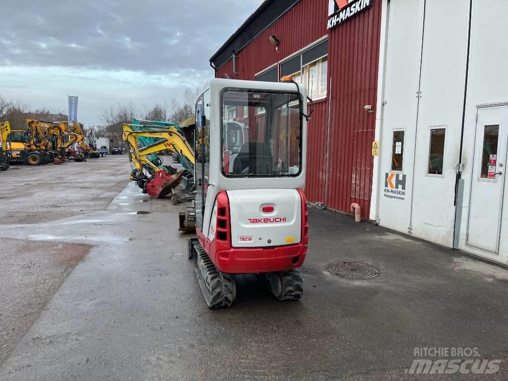 Takeuchi TB 216 Mini kotrók < 7t