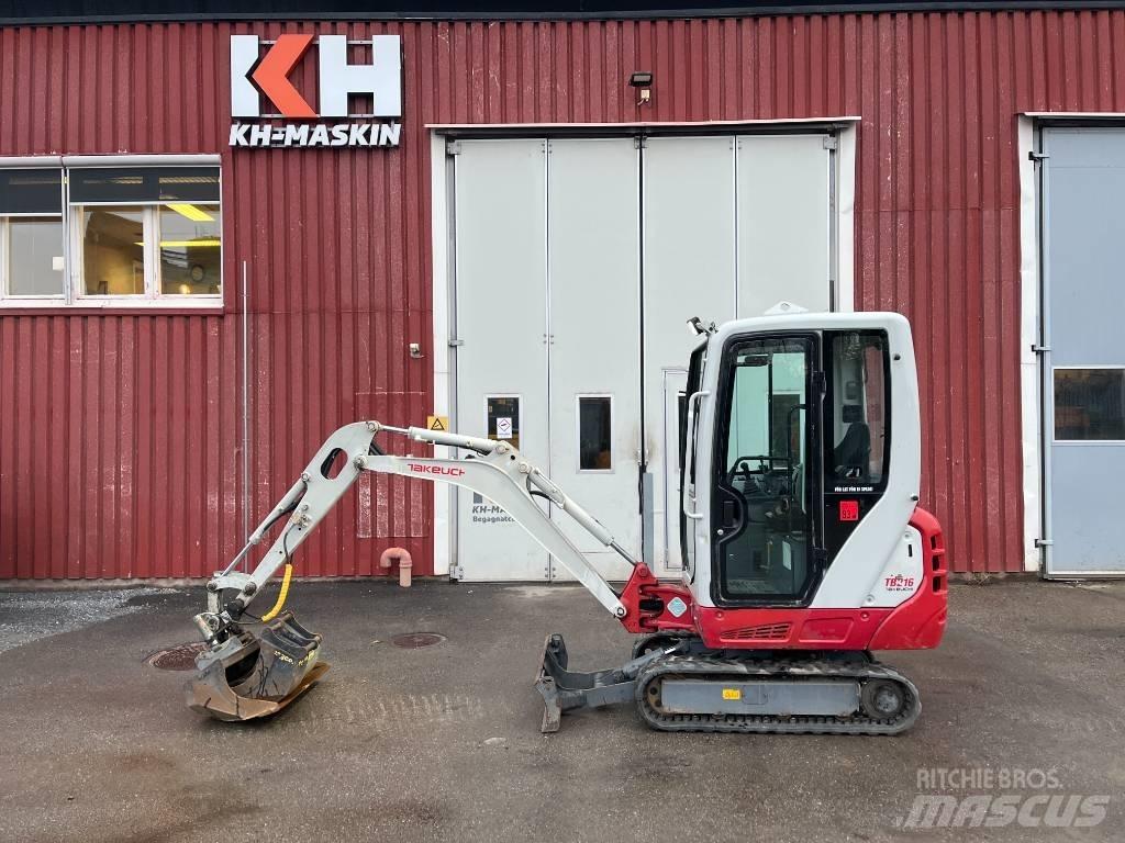 Takeuchi TB 216 Mini kotrók < 7t