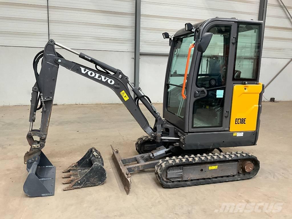 Volvo EC 18 E Mini kotrók < 7t