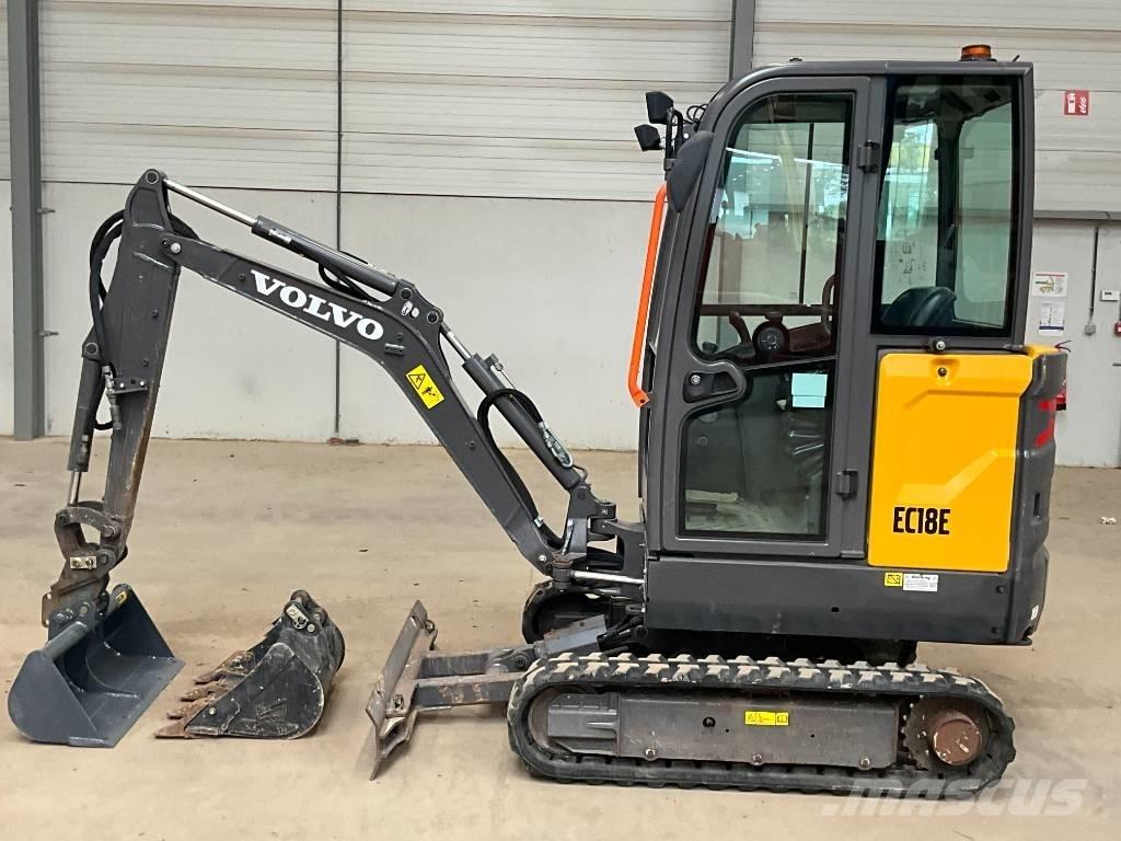 Volvo EC 18 E Mini kotrók < 7t