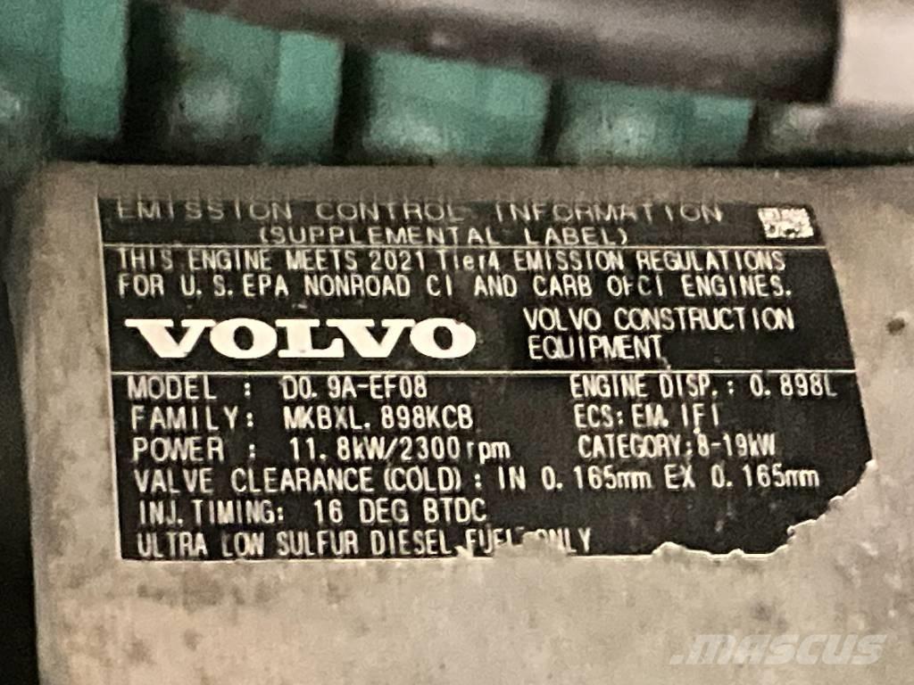 Volvo EC 18 E Mini kotrók < 7t