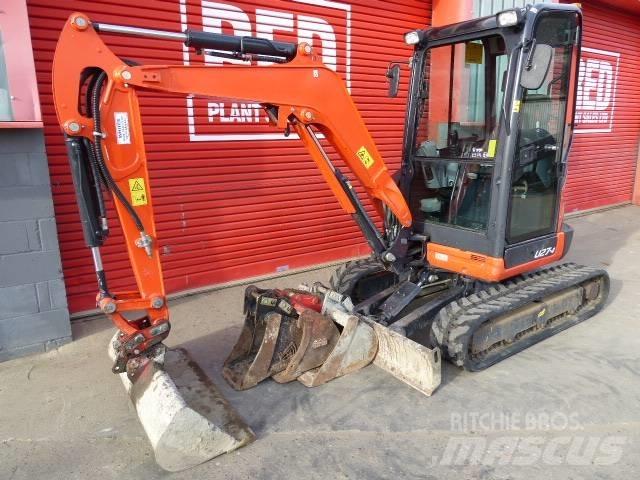 Kubota U 27-4 Mini kotrók < 7t