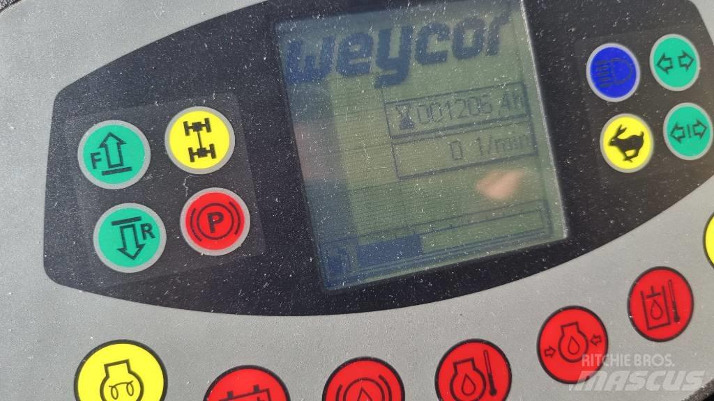 Weycor AR 400 Gumikerekes homlokrakodók