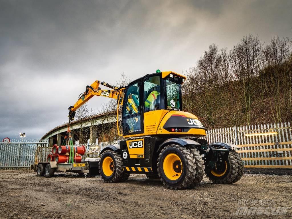 JCB Hydradig 110W Gumikerekes kotrók