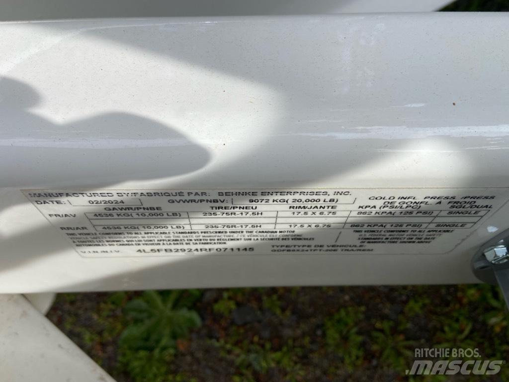 Behnke 8X24TPT-20E Egyéb pótkocsik