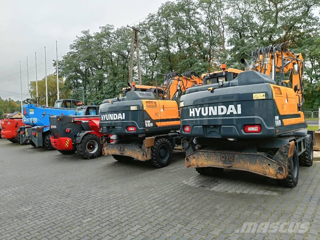 Hyundai HW140 Gumikerekes kotrók