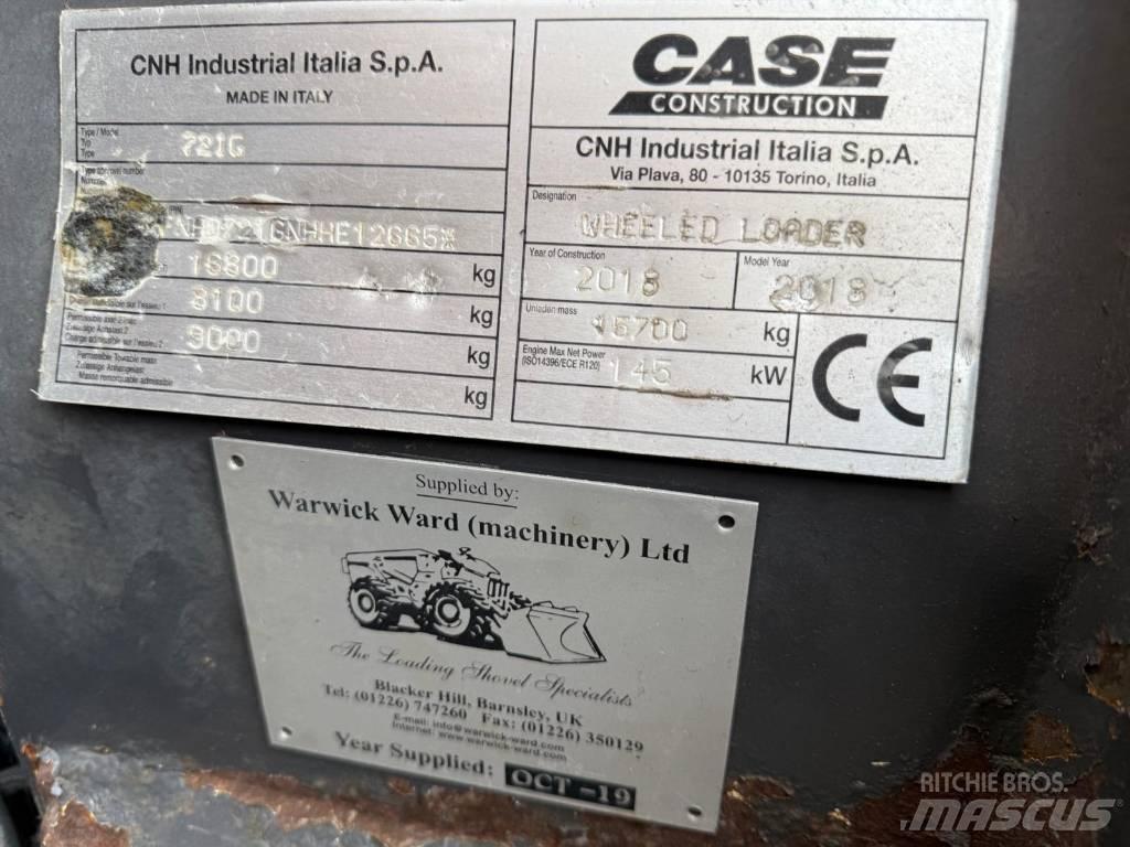 CASE 721 GXR Gumikerekes homlokrakodók