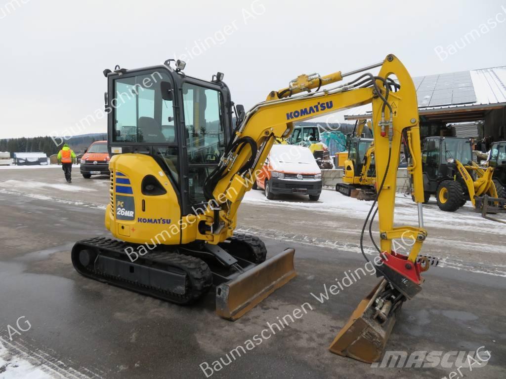 Komatsu PC 26 MR-5 Mini kotrók < 7t