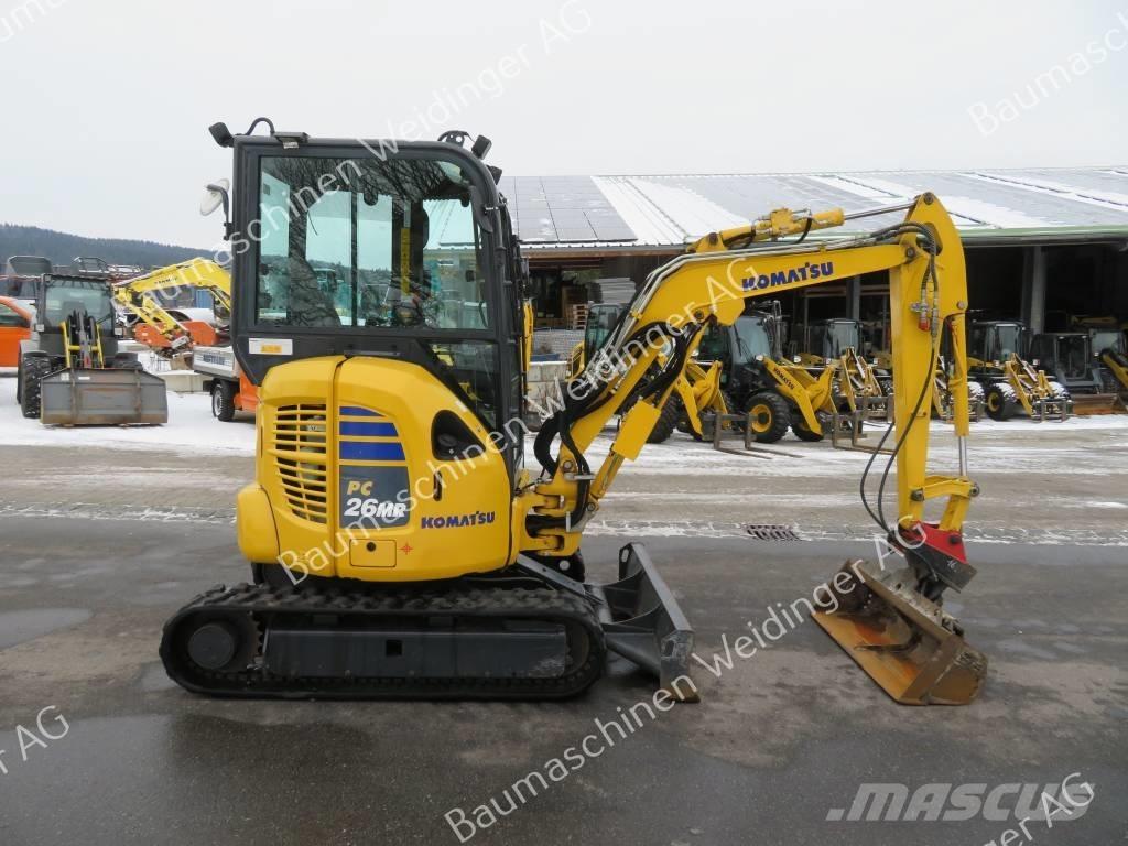 Komatsu PC 26 MR-5 Mini kotrók < 7t