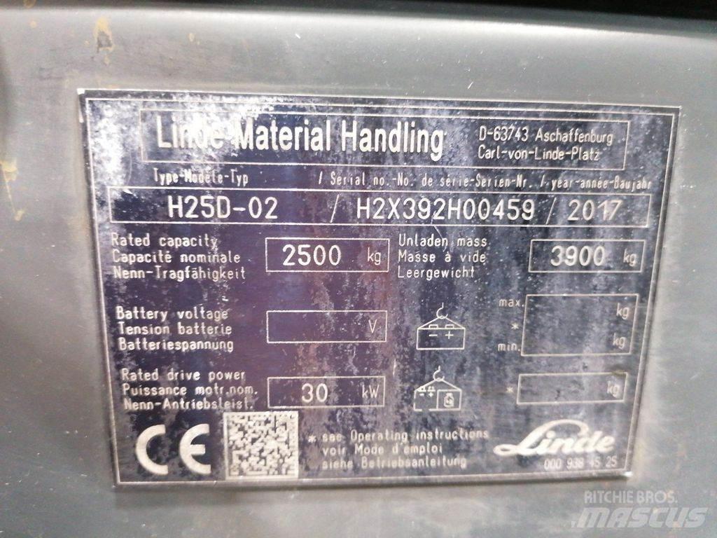 Linde H25D-02 Dízel targoncák