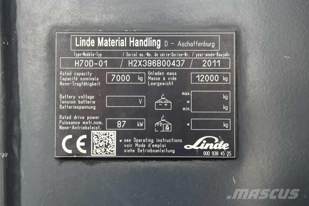 Linde H70D-01 Dízel targoncák