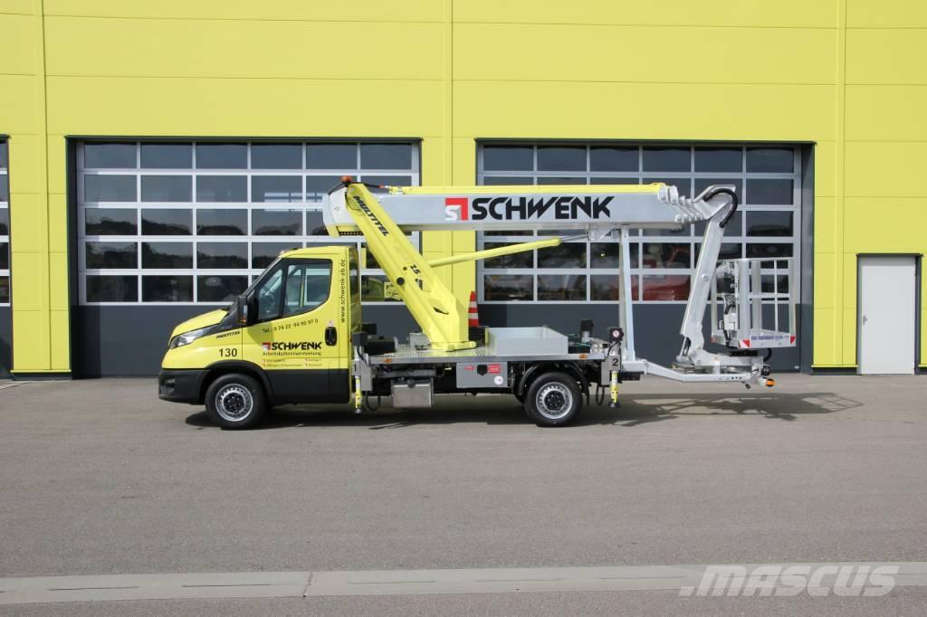 Multitel MJE 250 3.5 Teherautóra szerelt emelők és állványok