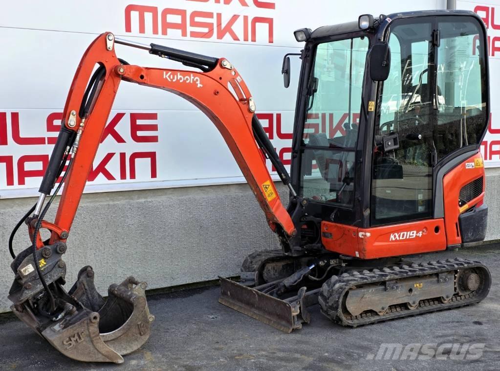 Kubota KX 019-4 Mini kotrók < 7t