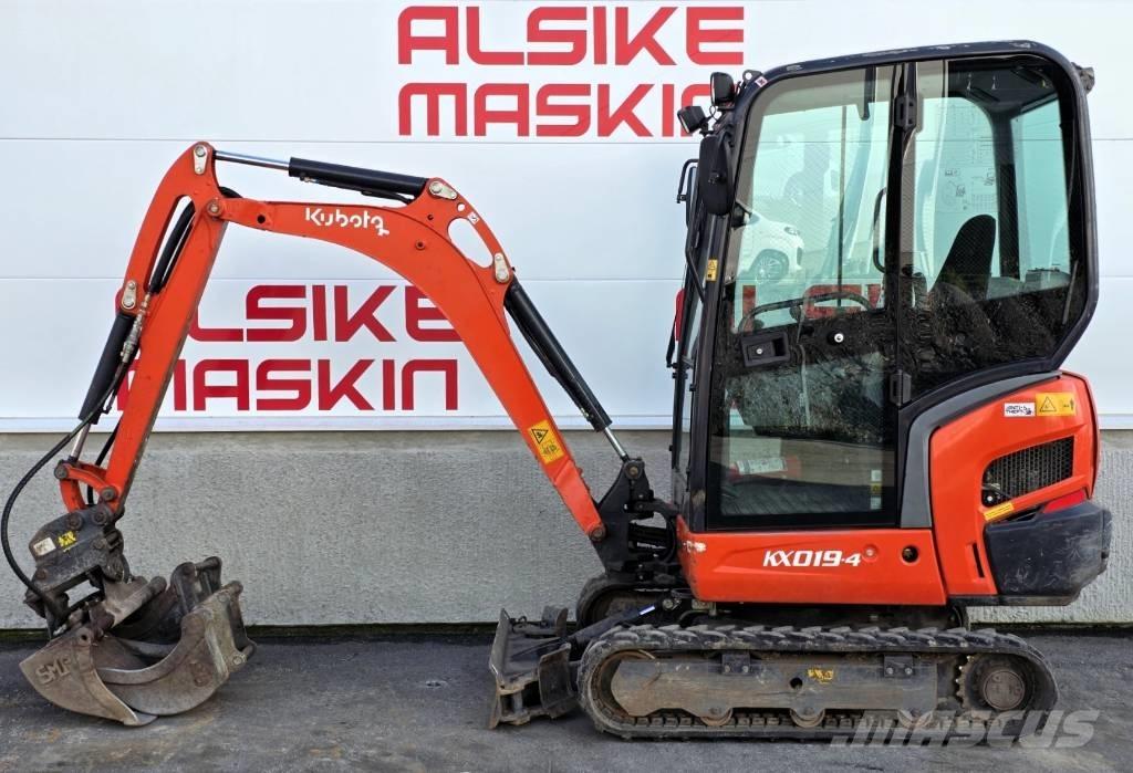 Kubota KX 019-4 Mini kotrók < 7t