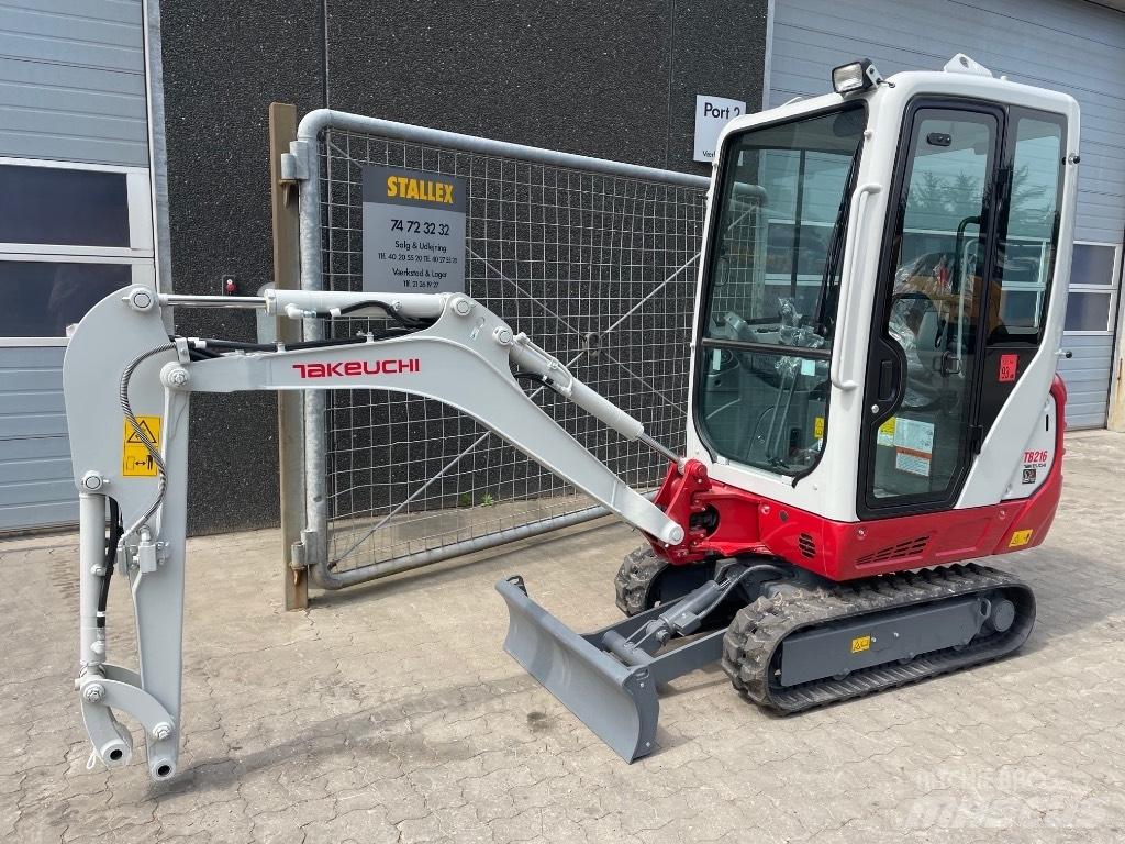 Takeuchi TB216 Mini kotrók < 7t