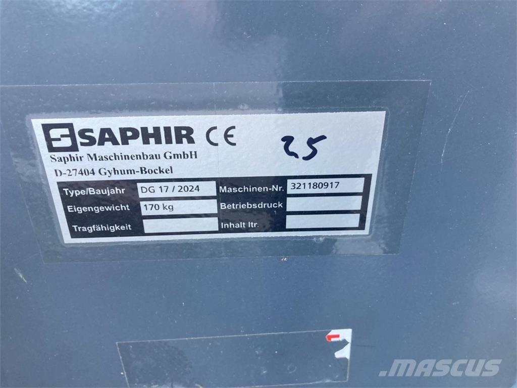 Saphir DG 17 Euro Egyéb mezőgazdasági gépek