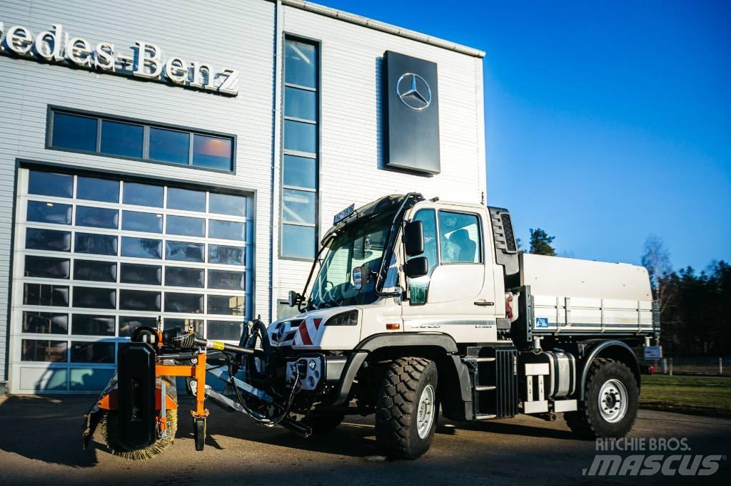 Unimog U 318 Utcaseprő teherautók