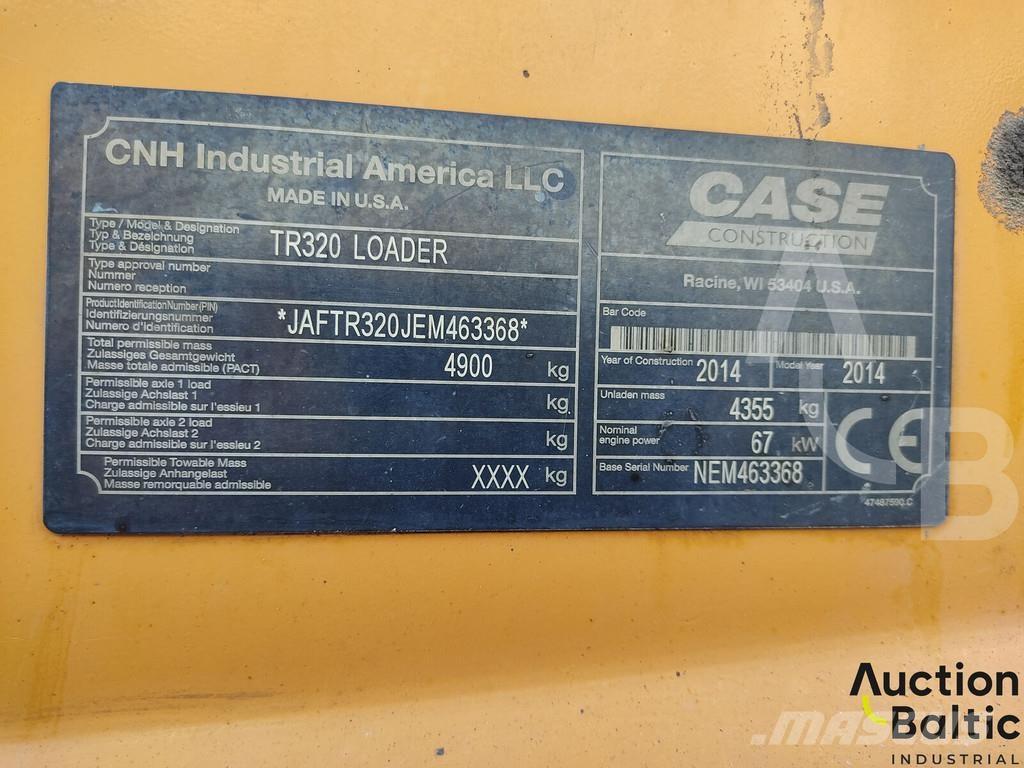 CASE TR 320 Lánctalpas homlokrakodók