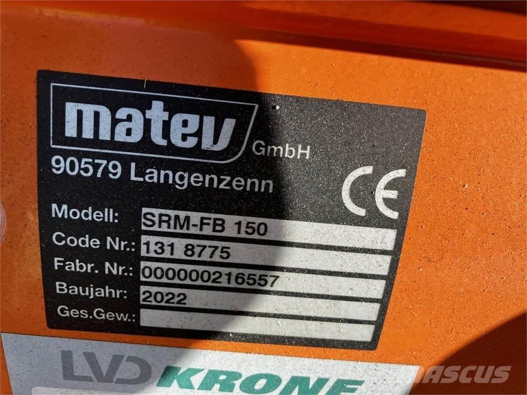 Matev SRM-FB 150 Homlokrakodó tartozékok