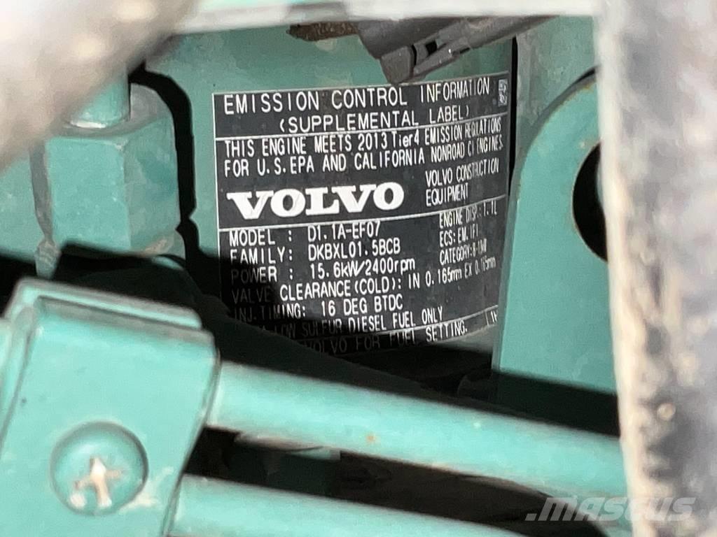 Volvo ECR 25 D Mini kotrók < 7t