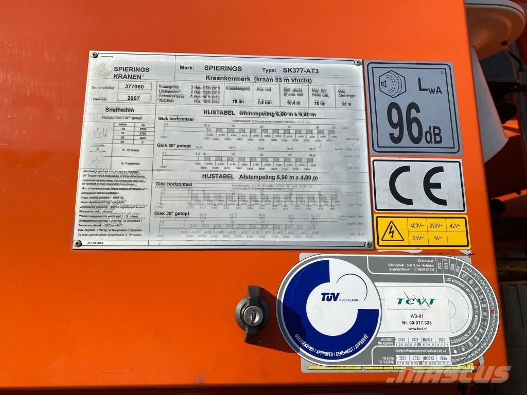 Spierings SK377 Torony daruk
