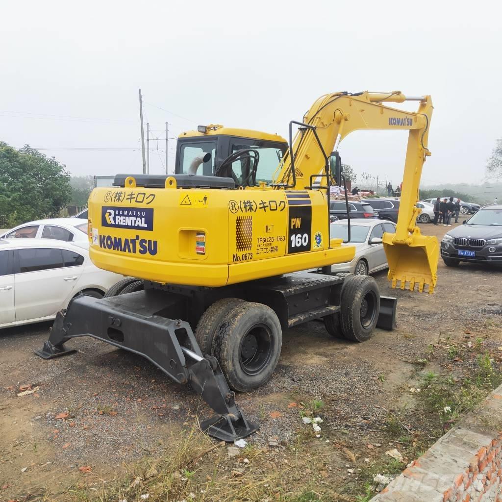 Komatsu PW160W-7 Gumikerekes kotrók