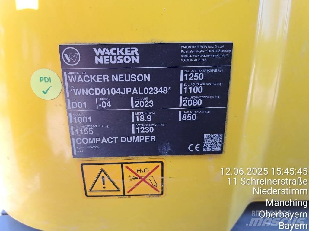 Wacker Neuson 1001 Mezei dömperek